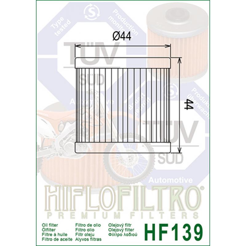 Фильтр масляный HF139